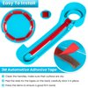 E-cowlboy Door Handle Cover Inserts+Tailgate Handle Cover+Recess Guard for 2007-2018 Jeep Wrangler JK JKU Sports Sahara Freedom Rubicon Unlimited Exterior Accessories (Light Blue 15PCS)
