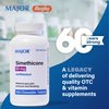Major Simethicone Gas Relief 80 mg - Anti Flatulence, Bloating and Gas Pressure Aid - 100 Chewable Tablets