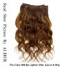 ALHER True 4/27 Body Wave Ombre Human Hair Bundle 24 Inch Honey Blonde Highlight Brown Colored Bundles 10A 100% Brazilian Virgin Remy Human Hair Soft Thick Wavy Weave P4/27 Highlight Piano Color