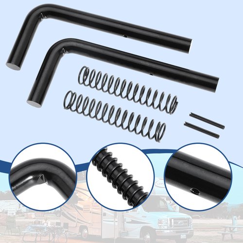 SeSicWe Trailer Gate Spring Latch Repair Kit, Trailer Gate Pin for 819T Carry-on Latches Tandem Axle, 2 Pack