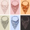 Syhood 6 Pcs Floral Elastic Hair Bandanas Boho Scarf Headband Chiffon Head Kerchief Turban with Hair Clips for Women(Classic Floral Patterns)