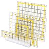 Quilting Ruler Rack - Desktop 20 Slot Ruler Holder Organizer and Storage - Made in USA (White)