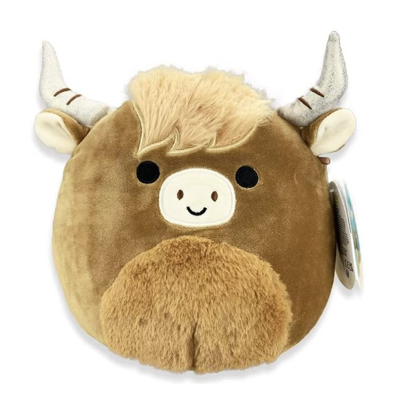 Squishmallow Official Kellytoy Plush Farm Squad Squishy Soft Plush Toy Animals (Wilfred Cow, 7 Inch)