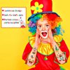 Cerlaza Luminous Circus Temporary Tattoos for Kids, Circus Carnival Theme Party Decorations Favors for Girls and Boys, Carnival Games Prizes Party Supplies Accessories -38 Styles