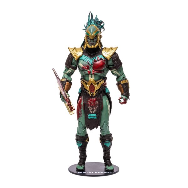 McFarlane Toys Mortal Kombat Kotal Kahn (Bloody) 7" Action Figure with Accessories