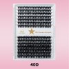 Q&D LASH Extension Kit,Cluster Eyelash 280 pcs,D Curl 8-15mm Length Individual Eyelashes Extension,Bond and Seal, Lash Remover,Tweezer and Brush Set, Lash DIY Apply at Home (HM80D, D 0.07 MIX8-15MM)