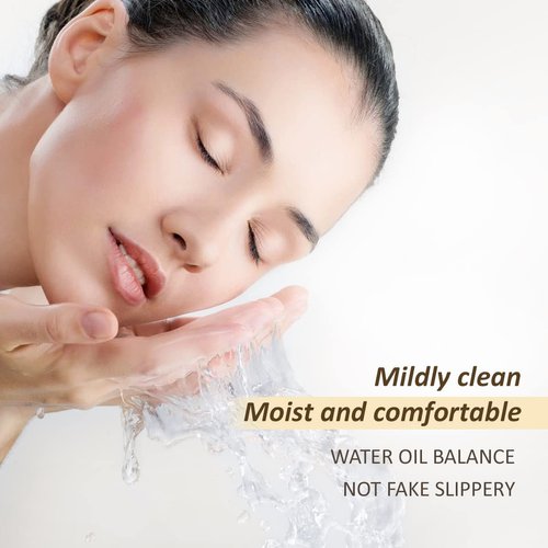 HKH Gentle Facial Cleanser with Amino Acid|Hydrating Moisturizing for Dry to Normal Sensitive Skin|Natural Face Wash for Men&Women