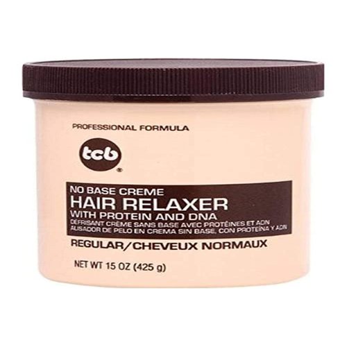 Tcb No Base Creme Hair Relaxer, Regular, 15 Ounce