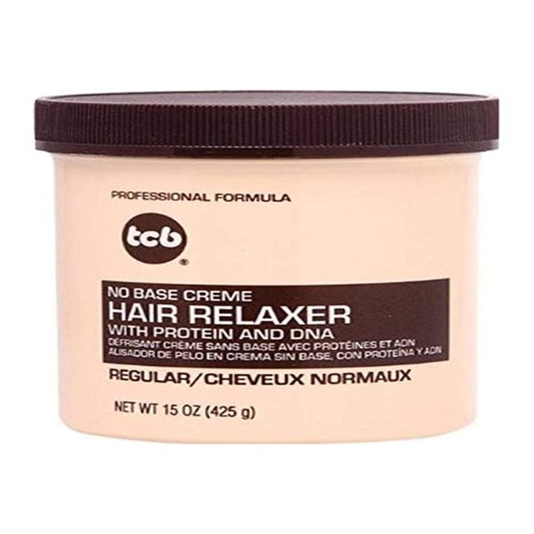 Tcb No Base Creme Hair Relaxer, Regular, 15 Ounce
