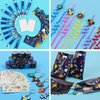 LiYiQ 87 Pcs Space Party Favors with Space Spiral Notebooks 10 in 1 Pen Reusable Straws Slap Bracelets Keychains Space Temporary Tattoo Stickers and Gift Bags for Kids Space Birthday Party Supplies