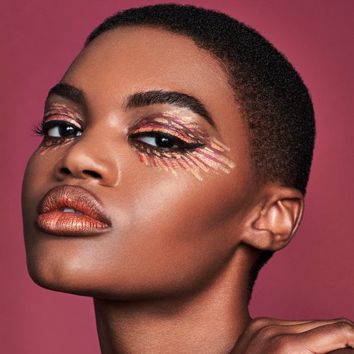 Nouba Quattro Eye Shadow Palette Set - Buildable Colorful Eye Makeup with Pigmented Matte, Velvety Shimmer Finish Rich Rainbow Smokey Eye (Color 628)