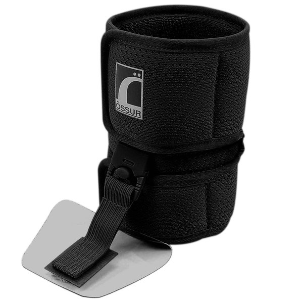 Ossur Foot-Up Drop Foot Brace | Ankle-Foot Orthosis (AFO) for Drop Foot Support | Lightweight, Adjustable Wrap for All-Day Comfort | Breathable Material for All Day Walking | (Black, Medium)