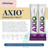 AXIO Regular Energy Drink Powder, Dragonfruit - 30 Drink Mix Packets, Instant Energy Powder, Energy Supplement in a Drink Mix, w/B Vitamins, DMAE, L-Theanine, Quercetin, Green Tea & Pine Bark Extract