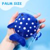 Niceup 12PCS Cute Whale Shark Goodie Bag Favors Small Stuffed Animal Coin Purse Keychain Plush Kids Pouch Bag with Zippe for Summer Ocean Under the Sea Party Favors Toddler Classroom Gifts