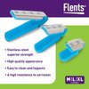 Flents Two Sided Finger Splint, Stainless Steel with Comfortable Padding, Assorted Sizes