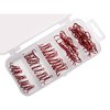 50pcs/Box Red Treble Hooks, High Carbon Steel Fishing Hooks Kit, Sharp & Round Bend Fishing Treble Hooks for Catfish Lures Baits Bass Size #2#4#6#8#10 Fishing Accessories and Equipment