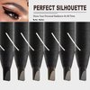 6pcs/pack Brow Pencil Set Pull Cord Peel-off Eyebrow Pencils Waterproof Long Lasting Microblading Eyebrow Pen for Marking, Filling, Outlining (Cappuccino)