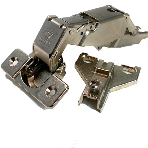 Ferrari 170 Degree Kitchen Door Hinge Kit for New or Replacement Door Hinges: Includes Hinge GM9579FE25F or C90300Aggws, Hinge Plate 3 mm H3 2t B112