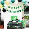 Bessmoso Garbage Truck Birthday Banner Trash Truck Party Supplies Waste Management Recycling Decorations Set of 3