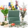 CCINEE 3 Pcs Floral Foam Bricks,Mini Florist Flower Foam Green Blocks Supplies for Fresh and Artificial Flower Arrangements Crafts DIY