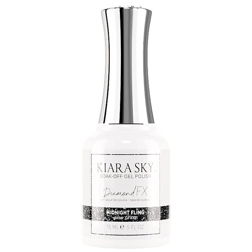 KIARA SKY Diamond FX Reflective Gel Polish 0.5 fl oz, Silver