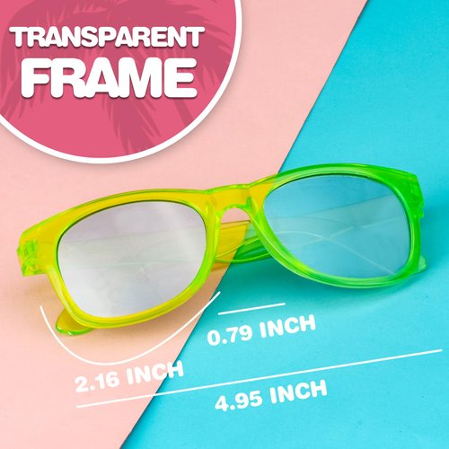 36 Pack Kids Sunglasses Bulk with UV400 Protection, 12 Colors Neon Sunglasses for Birthday Party Favors, Beach, Graduation Gift, Summer Pool Party Supplies, Goody Bag Filler, Boys Girls Classroom Gift