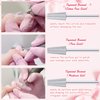 3 Pieces Tapered Barrel Carbide Nail Drill Bit, 3 Sizes Carbide Nail Drill Bit Acrylic Nail File Drill Bit Cuticle Drill Bits, Nail Art Tools for Gel Nails Manicure Pedicure (Silver,XF, F, M)