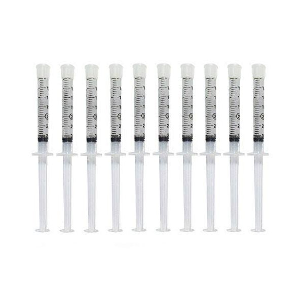 Teeth Whitening Gel Syringe Dispensers 44% Carbamide Peroxide Tooth Bleaching Gel Dispensers 10 pcs