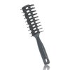 VESS Styling Ceramic Hair Brush 9-row Round Type, for Bow and Styling Made in Japan (VP-80 Gray)