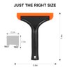 SetSail Shower Squeegee for Glass Doors, Small Squeegee for Shower Glass Door Mini Silicone Squeegee for Window, Door, Bathroom, Mirror, Car Window