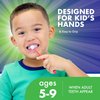 Brilliant Oral Care Kids Toothbrush with Soft Bristles and Round Head, for a Child Approved, Easy to Use All-Around Clean Mouth, Ages 5-9 Years, Purple, 1 Pack