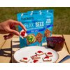 Flackers Organic Sea Salt Flaxseed Crackers, Gluten Free, Non GMO, Vegan, Keto Snack, 9g Fiber, 1g Net Carb, 5 Ounce 1-Pack
