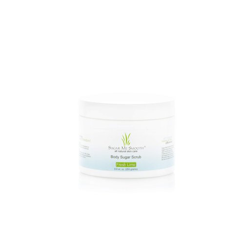 Sugar Me Smooth Body Sugar Scrub (Fresh Lime) Ultra Hydrating and Exfoliating Scrub for Nourishing Essential Body Care Body Scrub womens scrubs