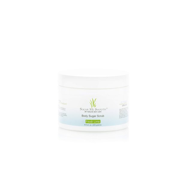 Sugar Me Smooth Body Sugar Scrub (Fresh Lime) Ultra Hydrating and Exfoliating Scrub for Nourishing Essential Body Care Body Scrub womens scrubs