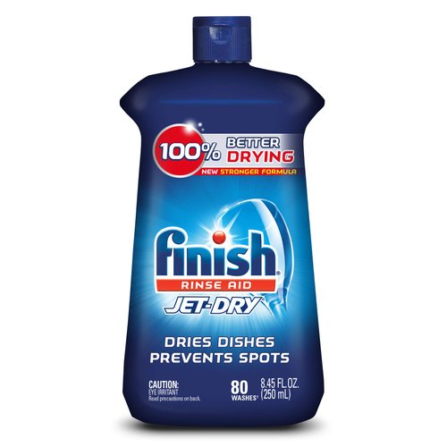 Finish Jet-Dry Rinse Aid, Dishwasher Rinse & Drying Agent, 8.45 oz (Pack of 3)