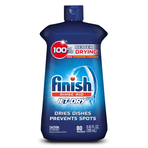 Finish Jet-Dry Rinse Aid, Dishwasher Rinse & Drying Agent, 8.45 oz (Pack of 3)