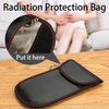 Tiankohelan Faraday Bags for Key Fob,Black Faraday Key Fob Protector