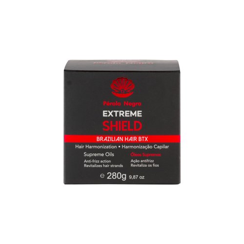 Pérola Negra Extreme Shield, Brazilian Hair Btx, Hair Harmonization, Anti-frizz Action - Intensive Treatment for all hair types, Hair Mask for Damage Repair and Control of Frizz and Volume 9.87 oz