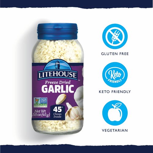 Litehouse Freeze Dried Garlic, 1.58 Ounce, 2-Pack