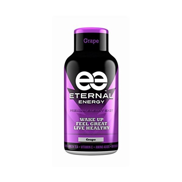 Eternal Energy shot GRAPE flavor 3-12 Packs Total of 36 Units - Made in USA