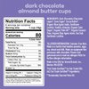 UNREAL Dark Chocolate Almond Butter Cups | 5g Sugar | Certified Vegan, Gluten Free, Fair Trade, Non-GMO | No Sugar Alcohols or Soy | 3 Bags