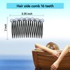 MARY LAVENDER Side Hair Comb for Girls Women Hold Bangs Hair Twist Comb French Twist Hair Pin Clips Hair Accessories Decorative Comb 5pcs