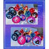 TIK Music Birthday Party Supplies,90 Pieces TIK Music Candy Wrappers,240 Pieces Favors Stickers Mini Kisses Candy Stickers Chocolate Drop Labels Wrappers.