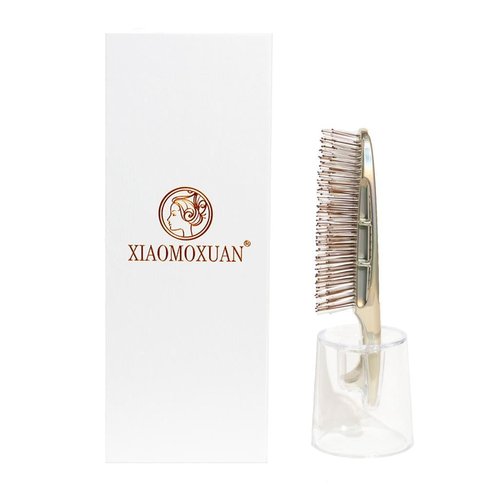 Xiaomoxuan Fairy Brush, Scalp and Hair-Brush, Massaging Brush with the Stand, Shampoo Brush, Scalp Massager, Detangler Brush and Cleaning Comb for All Hair