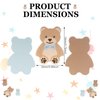 Zhanmai 500 Pieces Bear Shaped Confetti Baby Shower Cream Brown Sprinkles Bear Table Paper Confetti for Boy Girl Home Party Table Decorations, 0.98 Inch