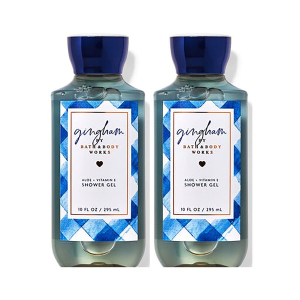 Bath and Body Works Gingham Shower Gel Gift Sets For Women 10 Oz 2 Pack (Gingham)