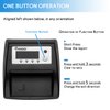 TIHOO Automatic Counterfeit Bill Detector, Money Detector and Counter with UV, MG, IR, Size and Image Detection, USD Currency Value Checker Scanner, Black