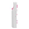 MOLICUI Wii Remote Controller, Replacement Remote Game Controller(No Motion Plus) with Silicone Case and Wrist Strap for Nintendo Wii and Wii U,Pink White