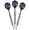 Viper Underground Steel Tip Darts: Rock & Roll, 23 Grams, Black