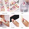 Ocean Nail Art Stickers Decals Summer Sea Nail Art Supplies Water Transfer Shell Crab Starfish Turtle Whale Seaweed Design Cute Cartoon Nail Accessories DIY for Women Girls 12 Sheets